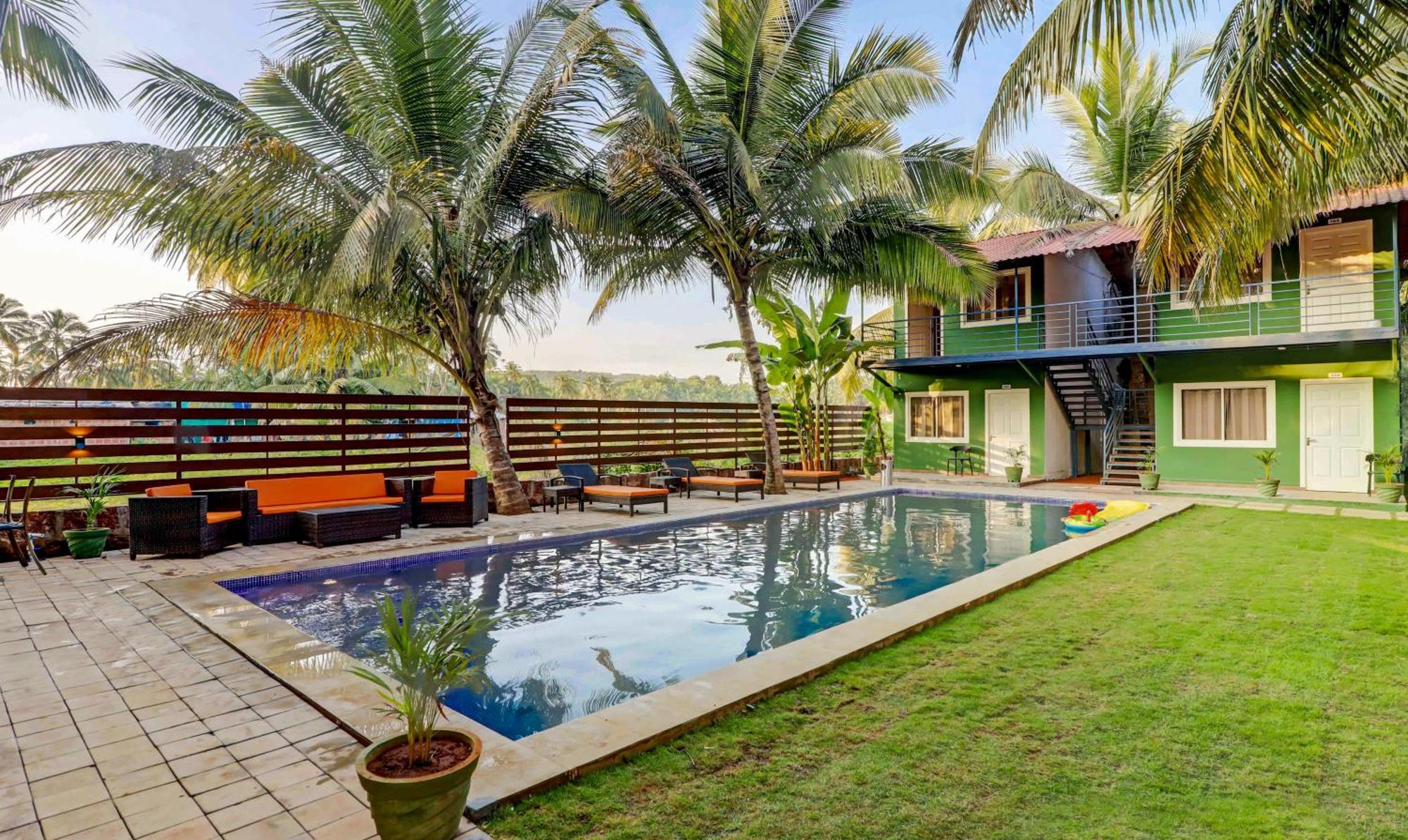 Treebo Trend Morjim Banyan Resort Morjim Bagian luar foto