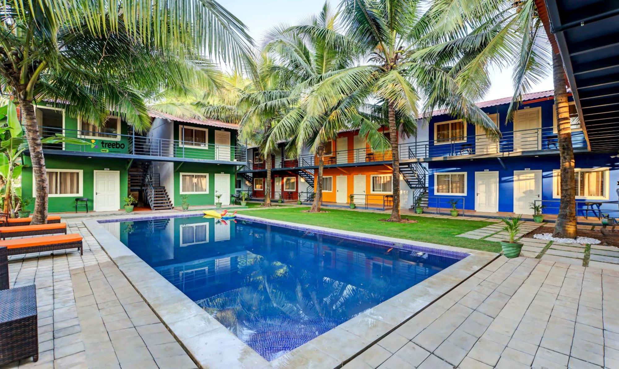 Treebo Trend Morjim Banyan Resort Morjim Bagian luar foto